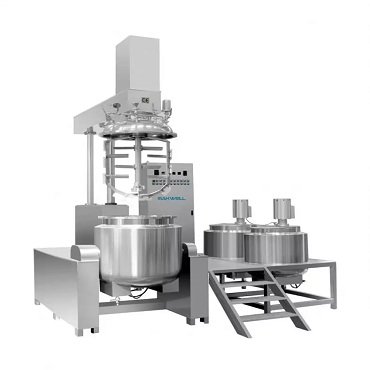 Vacuum emulsifying mixer machine for cosmetics and food